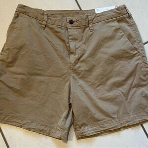 American Eagle Outfitters Men's Khaki Flat Front Shorts